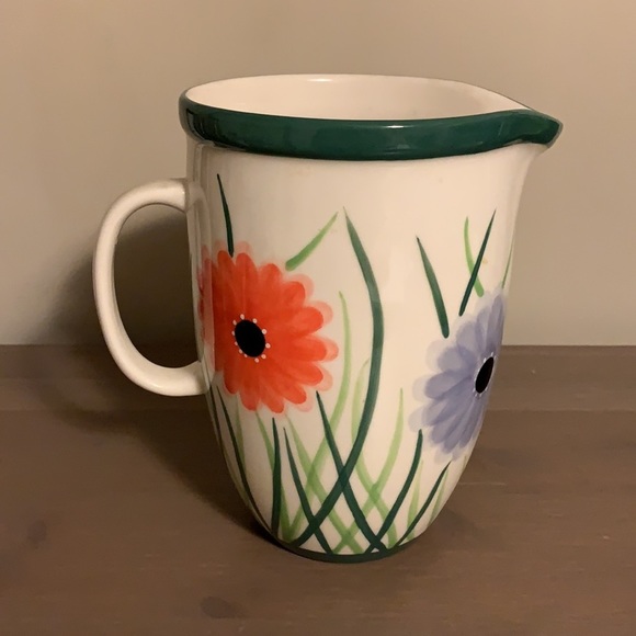 Starbucks “Barista” Large Cream and Multicoloured Floral Ceramic Pitcher - Picture 4 of 6